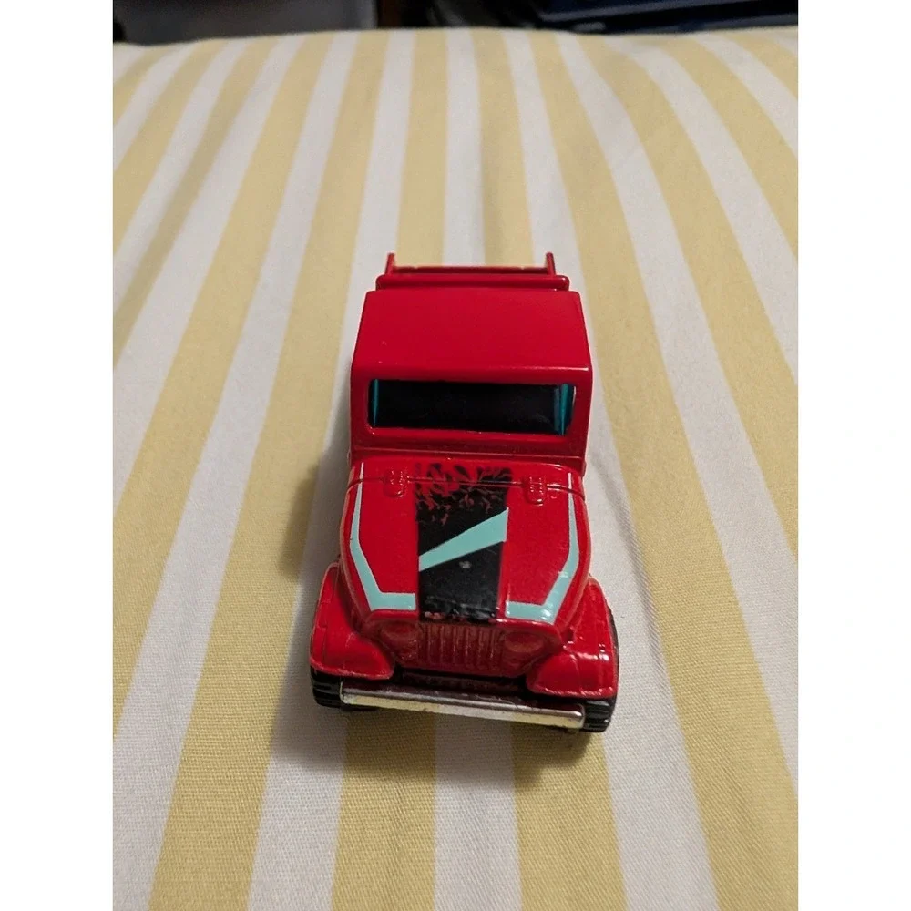 Mattel 2012 Hot Wheels Jeep Scrambler Red Die Cast 1:64 Chrysler Group 1186